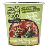 Craft Ramen, вегетарианский овощной суп рамен, 54 г (1,9 унции) — Mike's Mighty Good