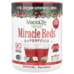 Miracle Reds, суперфуд, годжи, гранат, асаи, мангостин, 850 г (1,9 фунт) — Macrolife Naturals