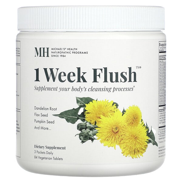 mhn01059_v_11.jpg Промывка, 1 неделя, 84 вегетарианские таблетки — Michael's Health