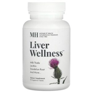 Здоровье печени, 90 вегетарианских таблеток — Michael's Health