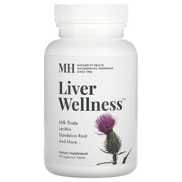mhn01102_v_11.jpg Здоровье печени, 90 вегетарианских таблеток — Michael's Health