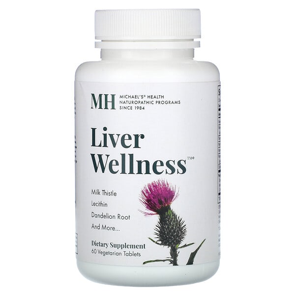 mhn01110_v_9.jpg Здоровье печени, 60 вегетарианских таблеток — Michael's Health