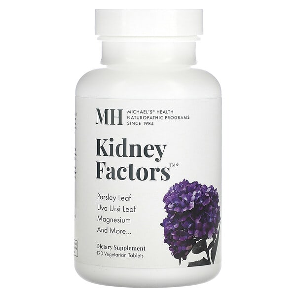 mhn01133_v_13.jpg Kidney Factors, 120 вегетарианских таблеток — Michael's Health