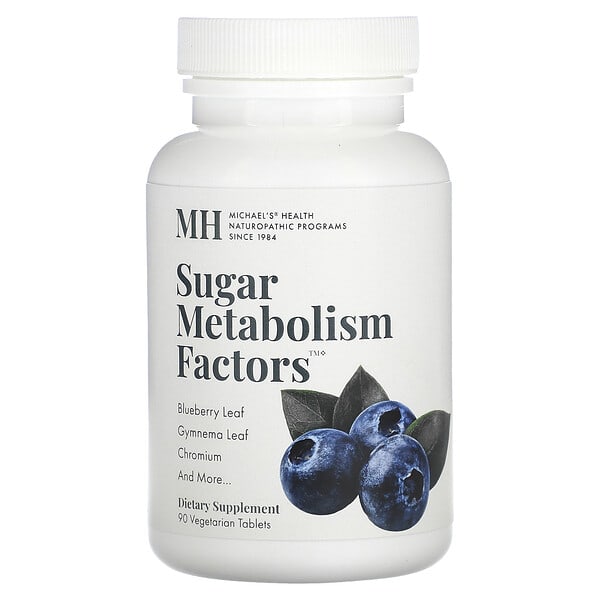 mhn01205_v_9.jpg Факторы метаболизма сахара, 90 вегетарианских таблеток — Michael's Health