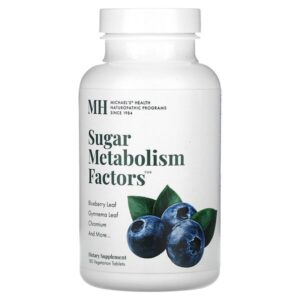 Факторы метаболизма сахара, 180 вегетарианских таблеток — Michael's Health