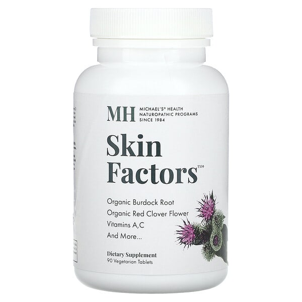 mhn03310_v_8.jpg Skin Factors, 90 вегетарианских таблеток — Michael's Health