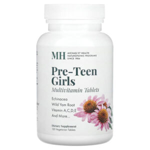 Pre-Teen Girls, ежедневные поливитамины, 120 вегетарианских таблеток — Michael's Health