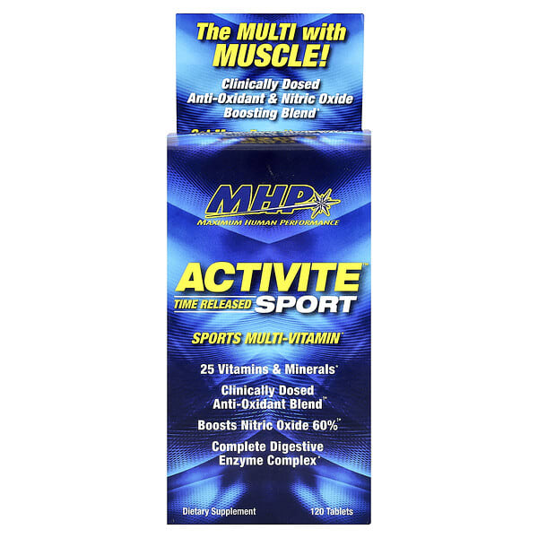 mhp00798_v_46.jpg Activite Sport, мультивитамины, замедленное высвобождение, 120 таблеток — MHP
