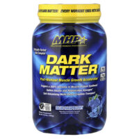 DARK MATTER, ускоритель роста мышц после тренировки, голубая малина, 1560 г (3,44 фунта) — MHP