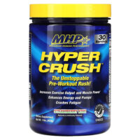 Hyper Crush, перед тренировкой, клубника и киви, 453 г (1 фунт) — MHP