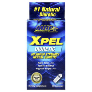 XPEL®, травяной диуретик максимальной силы действия, 80 капсул — MHP