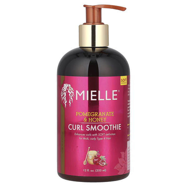 mie00637_v_14.jpg Curl Smoothie, смузи, гранат и мед, 355 мл (12 жидк. унций) — Mielle