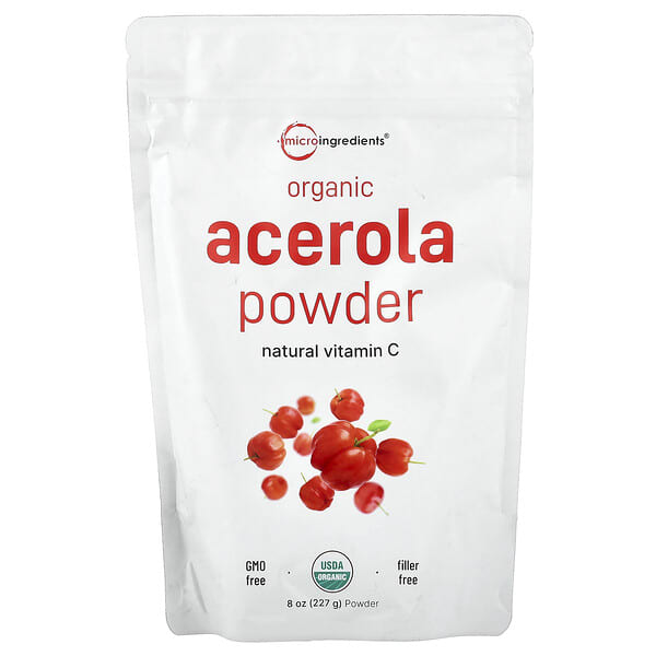 mii02305_v_6.jpg Органическая ацерола в порошке, 227 г (8 унций) — Micro Ingredients