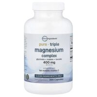 комплекс с магнием тройного действия, 300 капсул (133 мг в 1 капсуле) — Micro Ingredients