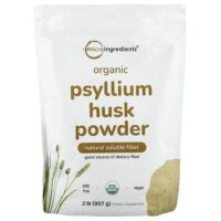 Порошок из органической шелухи семян подорожника, 907 г (2 фунта) — Micro Ingredients