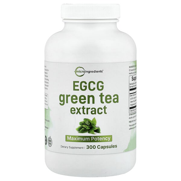 mii02369_v_8.jpg EGCG, экстракт зеленого чая, 300 капсул (225 мг в 1 капсуле) — Micro Ingredients