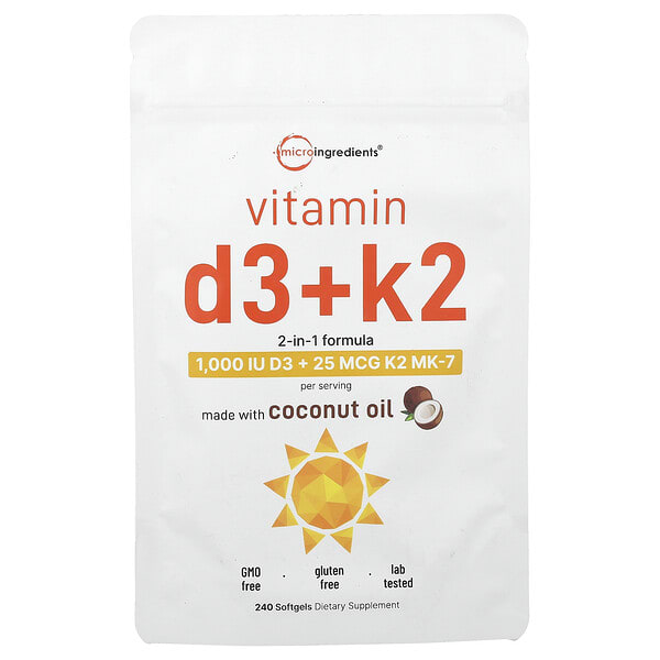 mii02380_v_2.jpg витамины D3 и K2, 240 капсул — Micro Ingredients