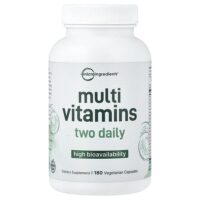 мультивитамины, высокая биодоступность, 180 вегетарианских капсул — Micro Ingredients