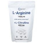 L аргинин + L-цитруллин, 240 разделенных на части таблеток — Micro Ingredients