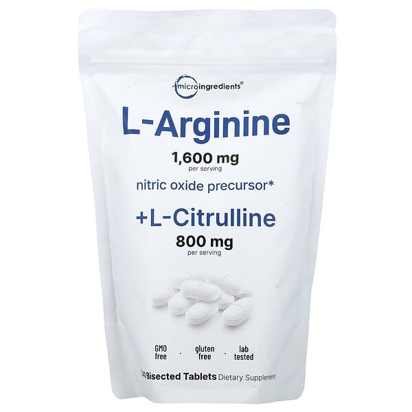 mii02385_v_2.jpg L аргинин + L-цитруллин, 240 разделенных на части таблеток — Micro Ingredients