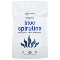 Органическая голубая спирулина, 60 г (2 унции) — Micro Ingredients