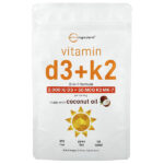 витамины D3 и K2, 300 мягких таблеток — Micro Ingredients