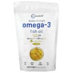 рыбий жир с омега-3, лимон, 240 капсул (1000 мг в 1 капсуле) — Micro Ingredients
