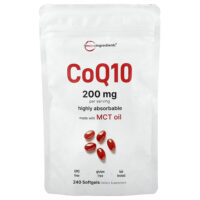 коэнзим Q10, 240 мягких таблеток (100 мг в 1 капсуле) — Micro Ingredients