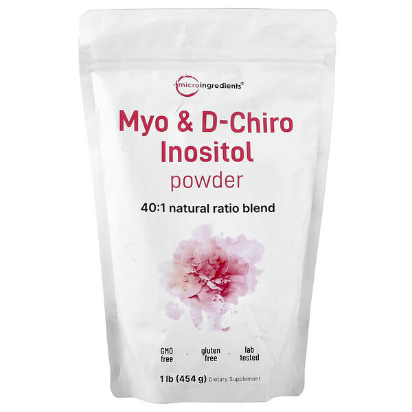 mii16783_v_2.jpg мио-и D-хироинозитол в порошке, 454 г (1 фунт) — Micro Ingredients