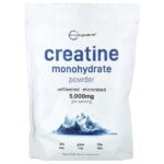 Моногидрат креатина, без добавок, 1 кг (2,2 фунта) — Micro Ingredients