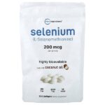 селен, 200 мкг, 500 капсул — Micro Ingredients