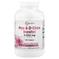 мио-и D-хироинозитол, 240 вегетарианских капсул — Micro Ingredients