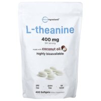 L-теанин, 400 капсул (200 мг в 1 капсуле) — Micro Ingredients