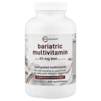 Bariatric Multivitamin, мультивитамины, 240 вегетарианских капсул — Micro Ingredients