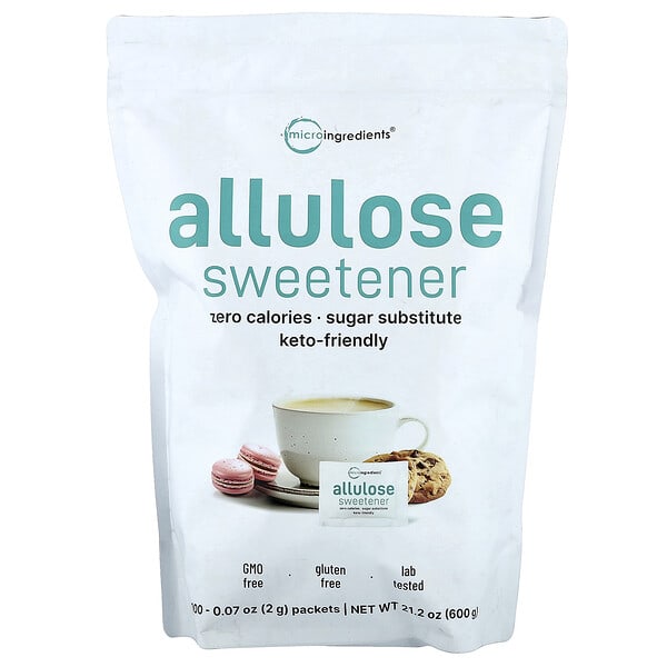 mii43839_v_2.jpg подсластитель "аллюлоза", 300 пакетиков, по 2 г (0,07 унции) — Micro Ingredients