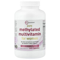 чистые метилированные мультивитамины для женщин, 240 капсул — Micro Ingredients