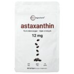 астаксантин, 12 мг, 60 капсул — Micro Ingredients