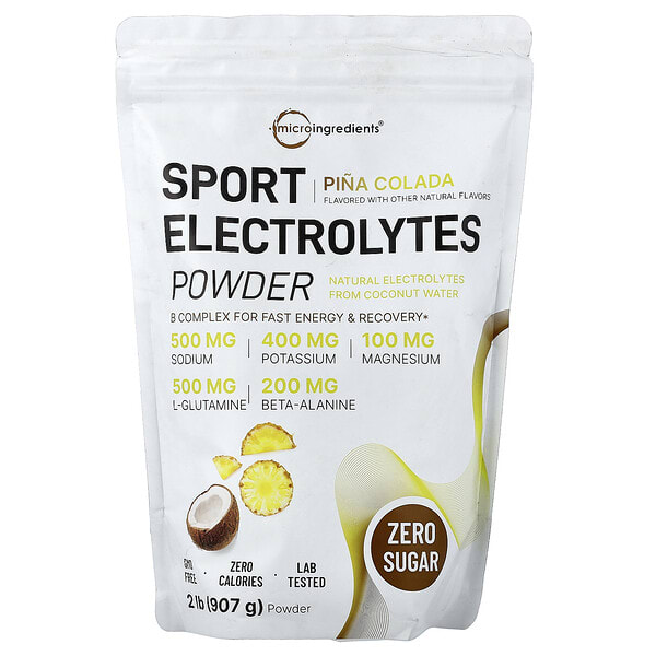 mii43880_v_2.jpg Sport Электролиты в порошке, пина колада, 907 г (2 фунта) — Micro Ingredients
