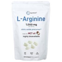 L-аргинин, 300 капсул (250 мг в 1 капсуле) — Micro Ingredients