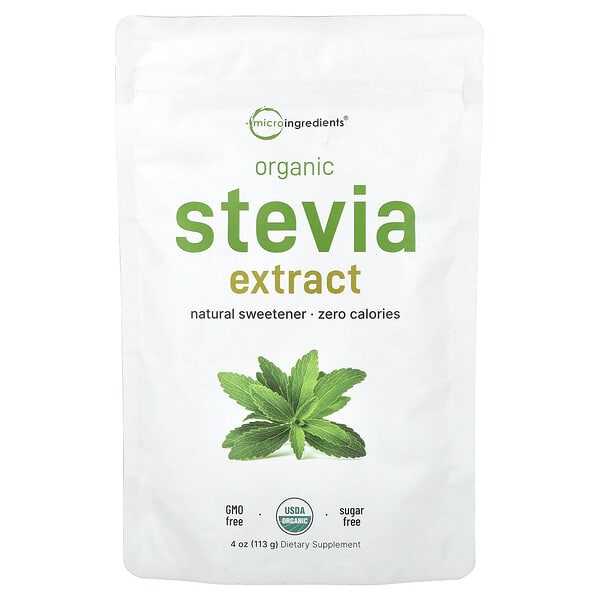 mii61607_v_2.jpg Органический экстракт стевии, 113 г (4 унции) — Micro Ingredients