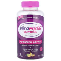 MiraLAX, MiraFiber, жевательные таблетки, со вкусом клубники, яблока, винограда, вишни, апельсина и лимона, 72 жевательных таблетки