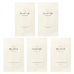Master, маска для лица с глубоким барьером, 5 листовых масок, 30 г (1,05 унции) — Mixsoon