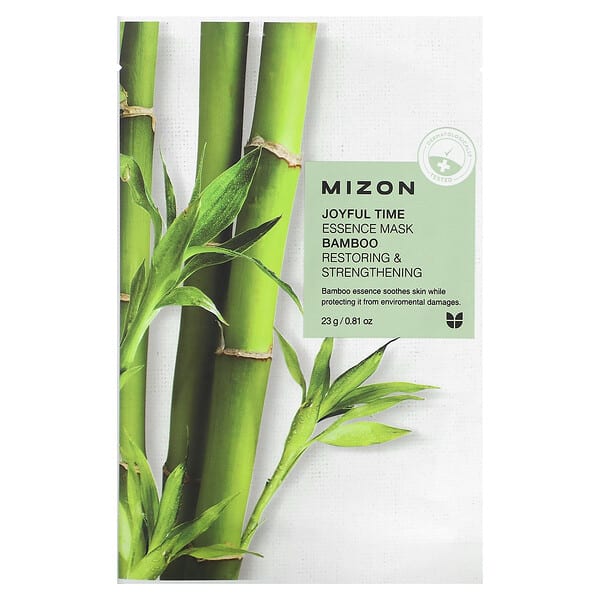 miz75239_v_2.jpg Joyful Time Essence, маска для лица с бамбуком, 1 шт., 23 г (0,81 унции) — Mizon