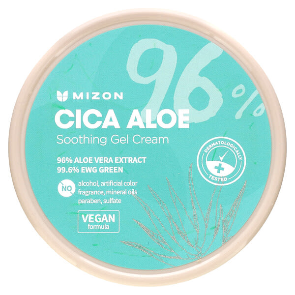 miz75400_v_5.jpg Cica Aloe, успокаивающий гель-крем, 300 г (10,58 унции) — Mizon
