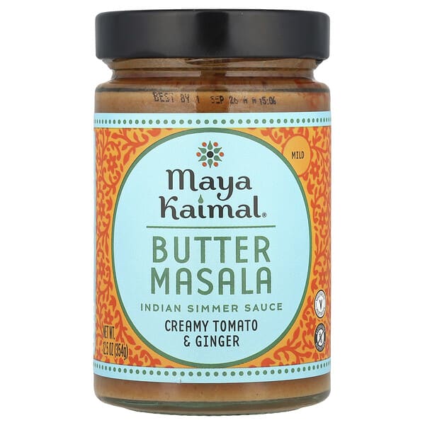 mka00021_v_32.jpg Butter Masala, индийский соус на медленном огне, мягкий, 354 г (12,5 унции) — Maya Kaimal