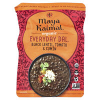 Organic Everyday Dal, черная чечевица, томат и тмин, 284 г (10 унций) — Maya Kaimal
