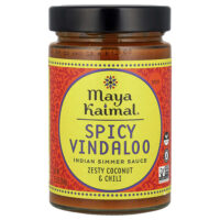 Spicy Vindaloo, индийский соус на медленном огне, пряный, пикантный кокос и чили, 354 г (12,5 унции) — Maya Kaimal
