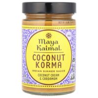 Coconut Korma, Индийский соус на медленном огне, мягкий, кокосовый крем и кардамон, 12,5 унций (354 г) — Maya Kaimal