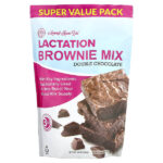 Lactation Brownie Mix, смесь для приготовления брауни, двойной шоколад, 680 г (24 унции) — Mommy Knows Best