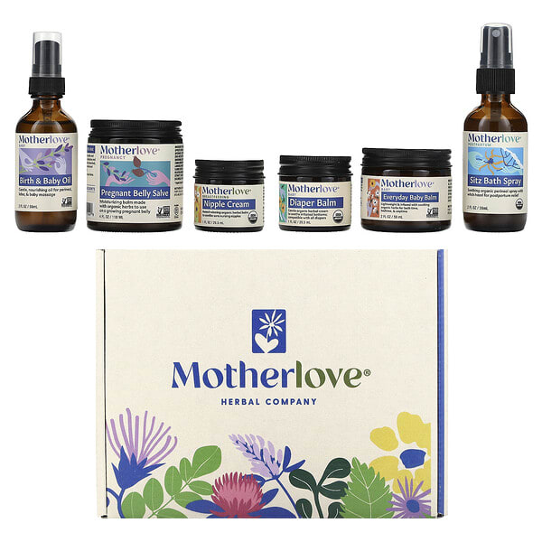 mlv88800_v_38.jpg Baby, для малышей, подарочный набор по уходу за телом, набор из 6 предметов — Motherlove